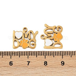 Подвески из нержавеющей стали 304 с эмалью&nbsp;STAS-C137-01D-G