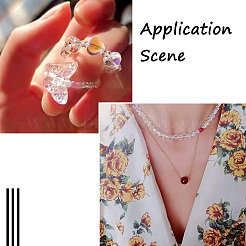 220шт 22 стиля прозрачные окрашенные распылением стеклянные бусины GLAA-CW0001-02