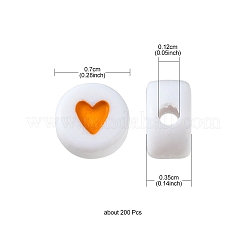 Непрозрачные акриловые бусины&nbsp;LS-X1-MACR-N008-57G