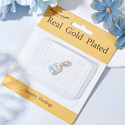 Кулоны с эмалью из латуни&nbsp;KK-BBC0018-73