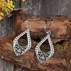 Серьги-подвески из цинкового сплава в богемном стиле FS-WGACE92-01