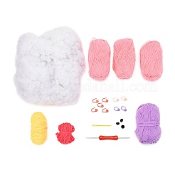 Набор для вязания крючком куклы-единорога своими руками&nbsp;DIY-I053-03