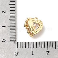 Латунные микро проложить кубического циркония подвески KK-U061-03G