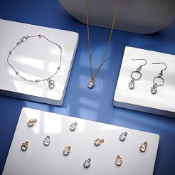 Подвески из прозрачного кубического циркония из сплава&nbsp;ZIRC-PH0001-07