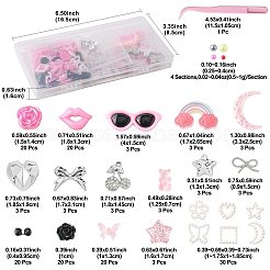 Комплекты фурнитуры для подвесок из искусственного жемчуга и сплава&nbsp;DIY-FS0009-79