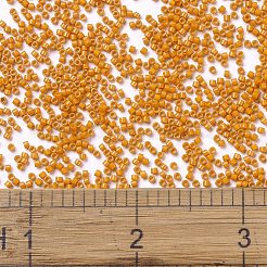 MIYUKIデリカビーズ  シリンダー  日本製シードビーズ  11/0  (db2104) デュラコート染色不透明キンカン  1.3x1.6mm  穴：0.8mm  約2000PCS /ボトル  10 G /ボトル&nbsp;SEED-JP0008-DB2104
