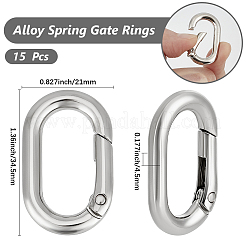 15 шт. Кольца пружинные затворные из сплава&nbsp;FIND-BBC0004-13P