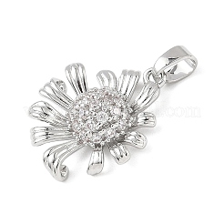 Латунные микро проложить кубического циркония подвески&nbsp;KK-D357-18P