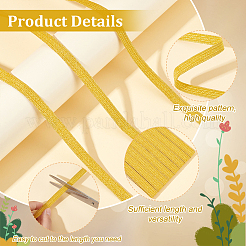 5 ярд блестящих полиэфирных лент&nbsp;DIY-WH0580-16A