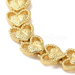 Браслеты из латуни с покрытием стойки BJEW-K258-01B-G