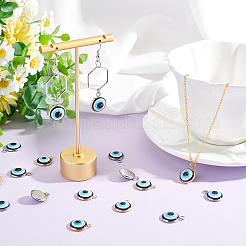 32 шт. подвески от сглаза из непрозрачной смолы двух цветов RESI-AR0001-21