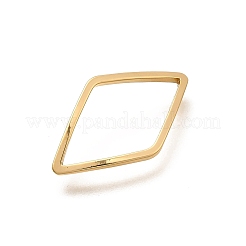 Латунные кольца-звенья с открытой задней частью KK-B152-08D-G