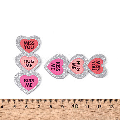 Подвески из непрозрачного акрила с принтом ко дню святого валентина&nbsp;FIND-D283-11K