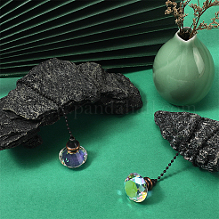 Подвески из алмазного стекла для потолочного вентилятора&nbsp;HJEW-WH20003-33B