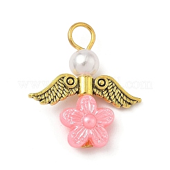 Подвески из непрозрачного акрила и тибетского сплава&nbsp;PALLOY-JF04400