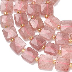 Природного кварца клубники нитей бисера&nbsp;G-L642-L06-10mm