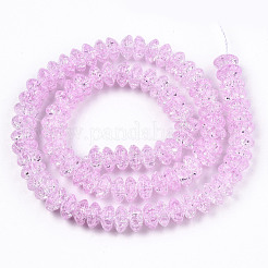 Perle di vetro crackle&nbsp;GLAA-S192-B-004