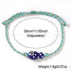 Регулируемые браслеты ручной работы из фарфора с подвесками в виде рыбок&nbsp;XD8221-1