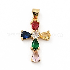 Стойки обшивки латунь микро проложить Циркон подвеску ZIRC-F129-33-G