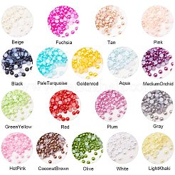 Абс пластмассовые кабошоны SACR-PH0005-4mm-01