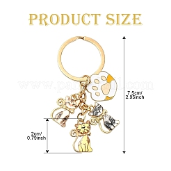 Брелок из эмалевого сплава&nbsp;X1-KEYC-YW00135-01