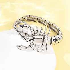 Браслеты из нержавеющей стали 304 с цепочкой для женщин и мужчин&nbsp;BJEW-P386-05AS