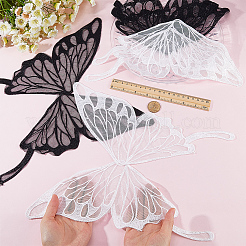 2 шт. 2-х цветные кружевные нашивки для приклеивания и пришивания&nbsp;PATC-GF0001-54