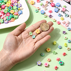 300шт 3 стиля непрозрачные акриловые бусины&nbsp;MACR-SP0002-05