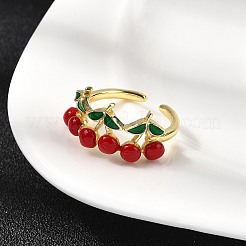 Латунь регулируемые манжеты кольца&nbsp;LS-RJEW-C143-01B-G