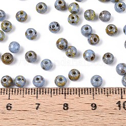 Picasso Backfarbe Glas Saatperlen Perlen&nbsp;SEED-N007-35F