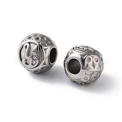 Cuentas europeas de rhinestone de acero inoxidable 304&nbsp;STAS-A092-10Y-P