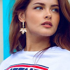 6шт латунные подвески из кубического циркония&nbsp;JX597A