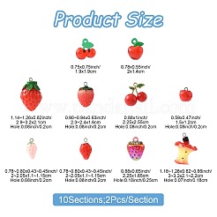 20шт 10 стиля подвески из смолы&nbsp;RESI-FS0002-10