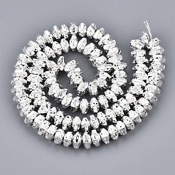 Гальванические бусины из натуральной лавы G-T114-66S