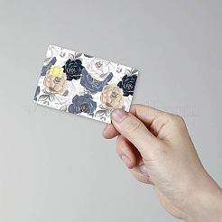 Прямоугольные пластиковые водонепроницаемые наклейки для карт из ПВХ DIY-WH0432-176