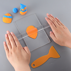 1шт пластиковый скребок&nbsp;AJEW-SP0002-51