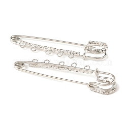 Spille di sicurezza in ferro con strass&nbsp;JEWB-E045-01C-P