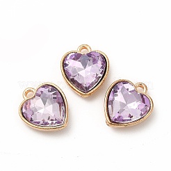 Факельные стеклянные подвески из стразы&nbsp;GLAA-I051-B06