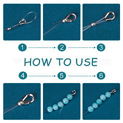 30шт 3 цвета 925 серебряных проволоки Guardian STER-PH0001-56