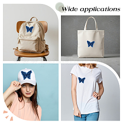 9 écusson papillon en polyester brodé par ordinateur&nbsp;PATC-DR0001-08A