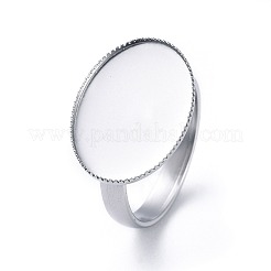 Не тускнеющие регулируемые кольца для пальцев из нержавеющей стали 304 STAS-E459-79P