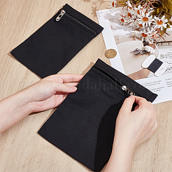2 Stück 2 Arten rechteckige Aufbewahrungstaschen aus Canvas-Stoff mit Reißverschluss&nbsp;ABAG-NB0002-33A