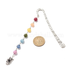 Tibetischen Stil Legierung Bookmarks&nbsp;AJEW-JK00182-05