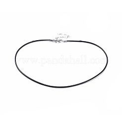 Натуральной кожи ожерелье делая NJEW-JN02464