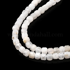 Бусины из натурального радужного лунного камня&nbsp;LS-G-G140-C01-02