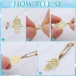 600 шт. латунные и железные защелки на дужках FIND-SP0002-01