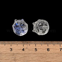 Прозрачные стеклянные бусины&nbsp;GLAA-D025-05L