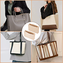 2 шт. 2-х стильный вставной органайзер для кошелька из шерстяного фетра FIND-WR0004-90