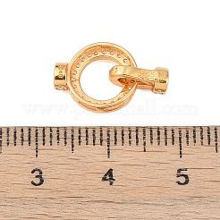 925 серебряная застежка с микропаве из прозрачного кубического циркония STER-P060-43G