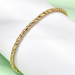Bracelets torsadés en acier inoxydable 304 pour femmes&nbsp;BJEW-H644-13G